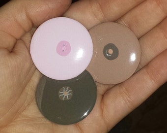 Boobs Buttons | Free The Nipple | Feminism | Nipple Piercing