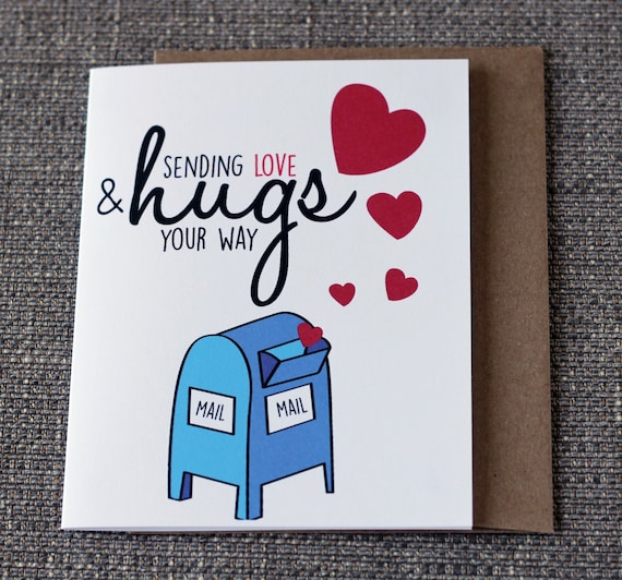 Sending Love And Hugs Your Way Romance Just Because Friendship