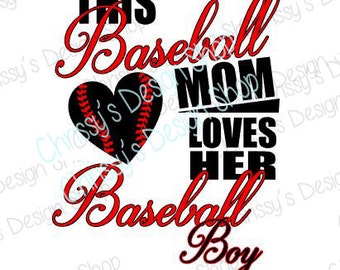 Baseball quote svg / baseball heart svg / baseball love svg / baseball mom svg / baseball template / baseball stencil / baseball clip art