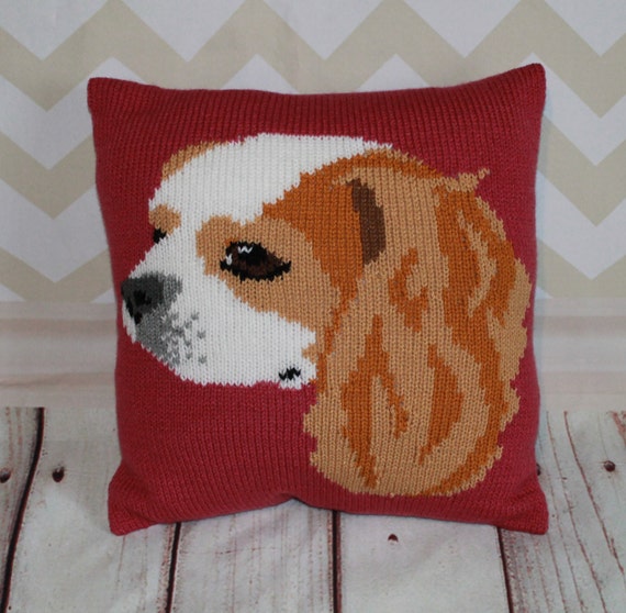 Knitting Pattern PDF Download Blenheim Cavalier King Charles