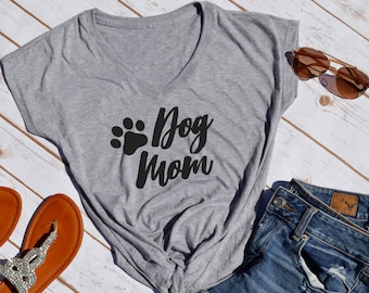 Dog Mom Shirt- Dog mom- mom of dogs- fur mama- Dog Mama