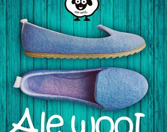 Wool slippers, felt slippers