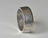 1946 Two Shilling Coin ring Size L