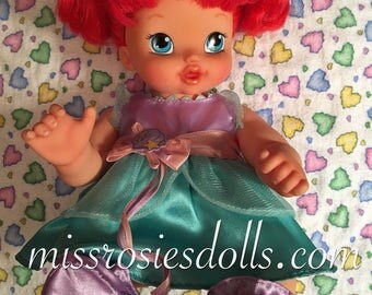 OOAK Reborn Ariel Little Mermaid Baby Doll