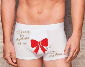 Christmas underwear | Etsy