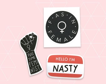 Feminist Vinyl Sticker Pack