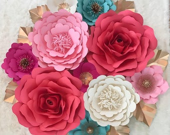 Extra Large Paper Flower Backdrop Nursery Room Event