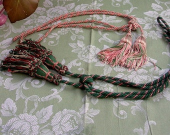 silky 2 tiebacks antique or vintage