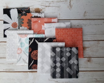 Mod About You Fat Quarter Bundle (10 pcs), Fat Quarter, Quilting Fabric, Cotton Fabric, Coral Fabric, Sewing