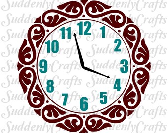 Play Kitchen Wall Clock SVG