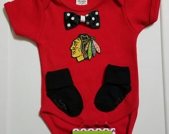 Blackhawks baby | Etsy
