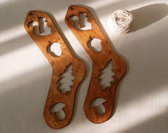 Wooden Socks Blockers, Wooden Socks Forms, Handmade Socks Blockers, Sock Stretchers, Wooden Sock Shapes, Hand Knit Socks