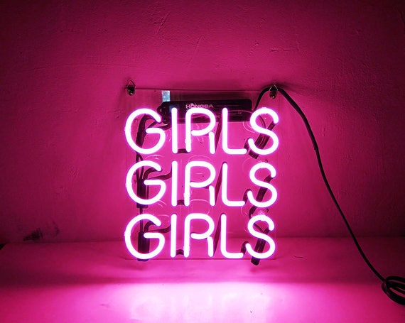 New 'Girls Girls Girls' Club Bar Pub Art Neon Sign