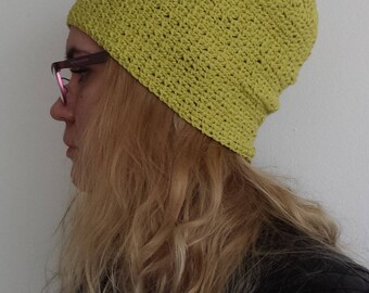 Cotton hat, Summer beanie, Hat Spring, Hat Hipster beanie, Cotton beanie, Womens crochet hat, Summer hat for her, Spring hat, Handmade Hat