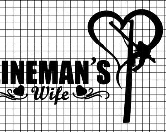 Linemans Wife SVG download