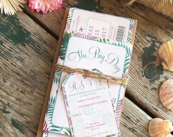 Caribbean Style Wedding Invitations 3