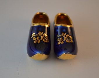 Limoges mini cobalt blue clogs/shoes
