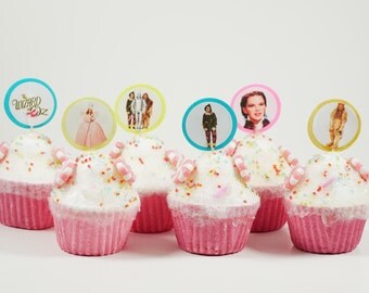 The Wizard of Oz theme cupcake topper , Birthday cupcake picks, Favor Birthday , Party Birthday Decoration, Party cupcake picks