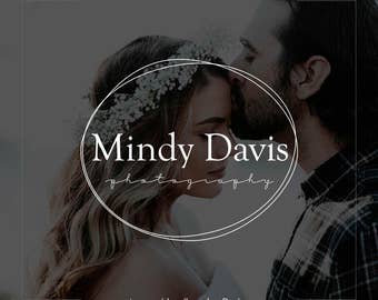 Circle Logo/Premade Photography Logo/Circular Logo/Logo Design/Signature Text Logo/Stamp Logo/Logo Template/Script Logo/Watermark Logo 061