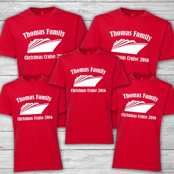 Family Christmas Cruise Shirts Personalized