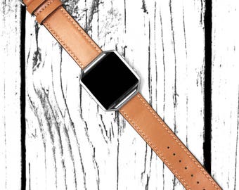 Fitbit Blaze Watch Band Genuine Leather Brown 22mm Smart Watch Straps Single Tour Wrist Bracelet With Fit Bit Frame for Women and Men