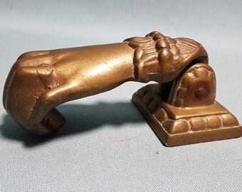 Victorian Brass Hand Door Knocker