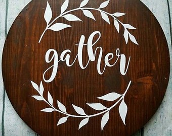 18" Custom Lazy Susan, Lazy Susan, Table Top, home decor item, entertaining dining item, bridal shower gift, Christmas gift, wooden gift