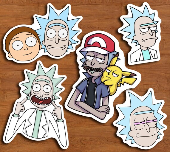 Rick and Morty sticker pack