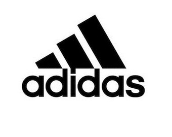 1 to 11 inch Adidas stickers Designer logo Planner sticker Envelope seals Adidas party Gift wrapping Famous logo