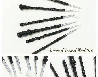 Magic Wand, nail art brushes, make up brushes, cosmetics, gift for her, wizard wand, fairy wand, gothic, pagan, quirky gifts