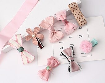 pink puppy bows, bows for dogs, pink dog bows, puppy bows, small pink bows, puppy party, dog accessories, baby bows, baby clips