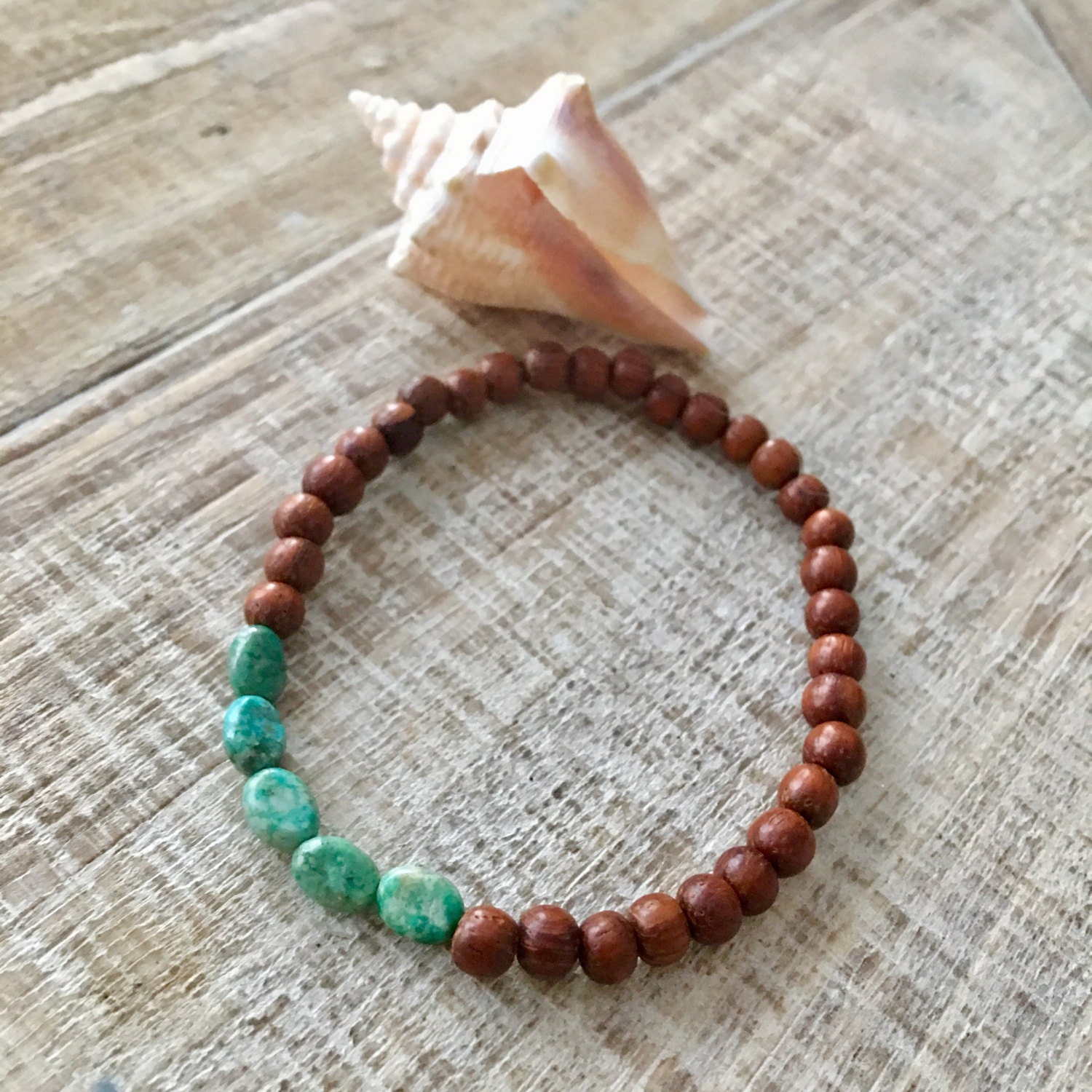 Surfer Bracelet Beach Bracelet Boho Jewelry Turquoise