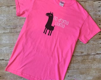 No Drama Llama Shirt, No Drama Shirt, Funny Saying Shirt, Llama Shirt