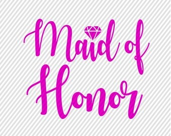 Download Maid of honor svg | Etsy