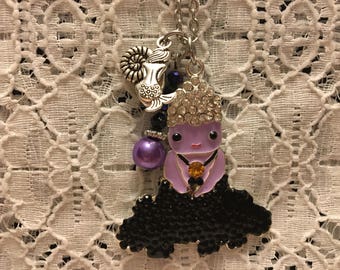 Ursula Crystal Charm Pendant/Ursula Little Mermaid Jewelry/Ursula Necklace/Ursula/Ursula Pendant/Disney Jewelry/Little Mermaid Jewelry