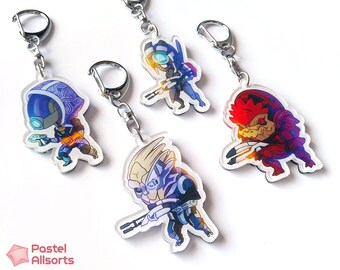 Mass Effect 2" acrylic charm