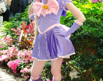 Disney Tangled Sailor Rapunzel Sailor Moon Cosplay Costume
