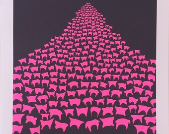 The Women's March an original limited edition screenprint