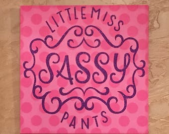 Miss sassy pants | Etsy