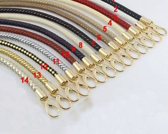 leather handles with Lobster Clasp leather bag hadnbag Purse Replacement Strap High Quality 1pcs