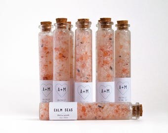 Wedding Favour Bath Salts ~ Wedding Favor Bath Salts ~ Wedding Favour Salts ~ Wedding Favor Salts ~ Beach Wedding Favours ~ Beach Wedding