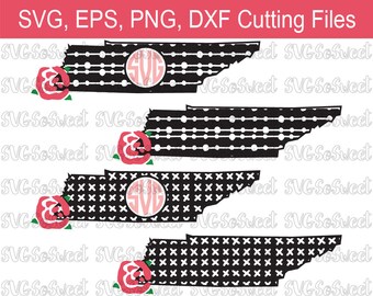 Tennessee svg, Monogram, TN State Outline, Tennessee Vols, TN football , SVG, Png, Eps, Dxf, Silhouette Cutting Files