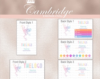 Tree Frog Inspired By LuLaRoe Business Cards - Home Office Approved Fonts and Colors Business Card, Digital
