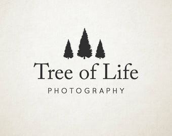 Premade Logo, trees, photography or small business