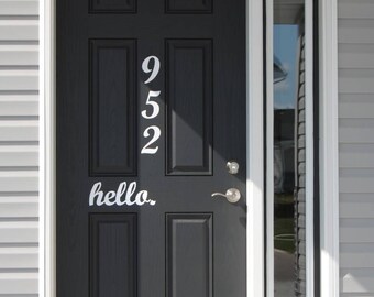 Vinyl House Numbers-Free Shipping