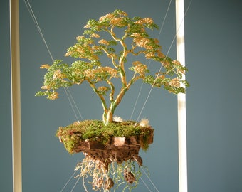 Wire Tree Sculpture, Wire Bonsai Art, Father’s Day, Ofice decor,Office gift,Women's Gift for Boss,Gifts for her