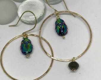 Crystal Hoop earrings