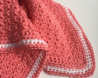 Pink Afghan or Lap Blanket
