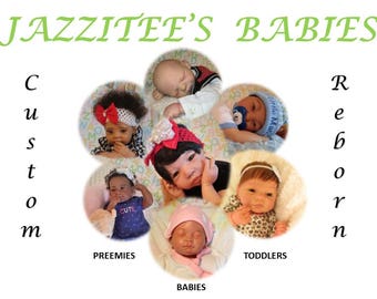 Custom Reborns - Orders Only- Sizes 14"-31"- Various Kits - Unlimited Options - Many Extras