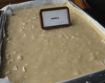 Maple Handmade Fudge Made in Vermont 1 lb pound